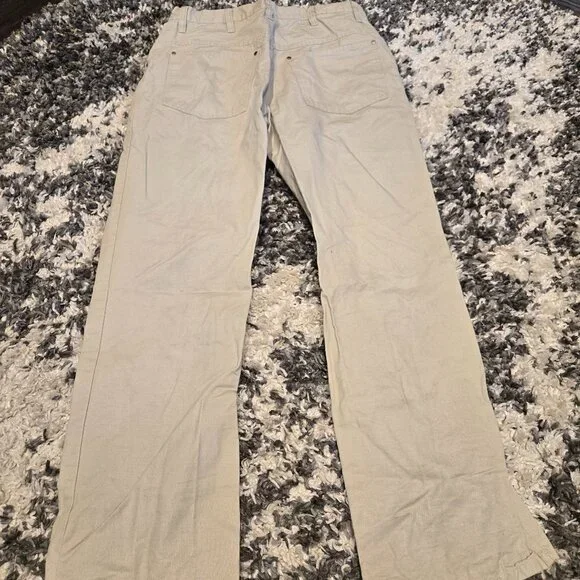 Mens 725 Originals Straight Leg Chino Pants | Size 34/32 | Khaki - Picture 2 of 3